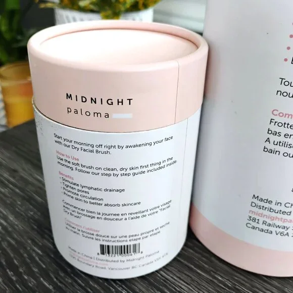 Midnight Paloma Dry Body Brush and Dry Facial Brush...Brand New - Picture 3 of 6